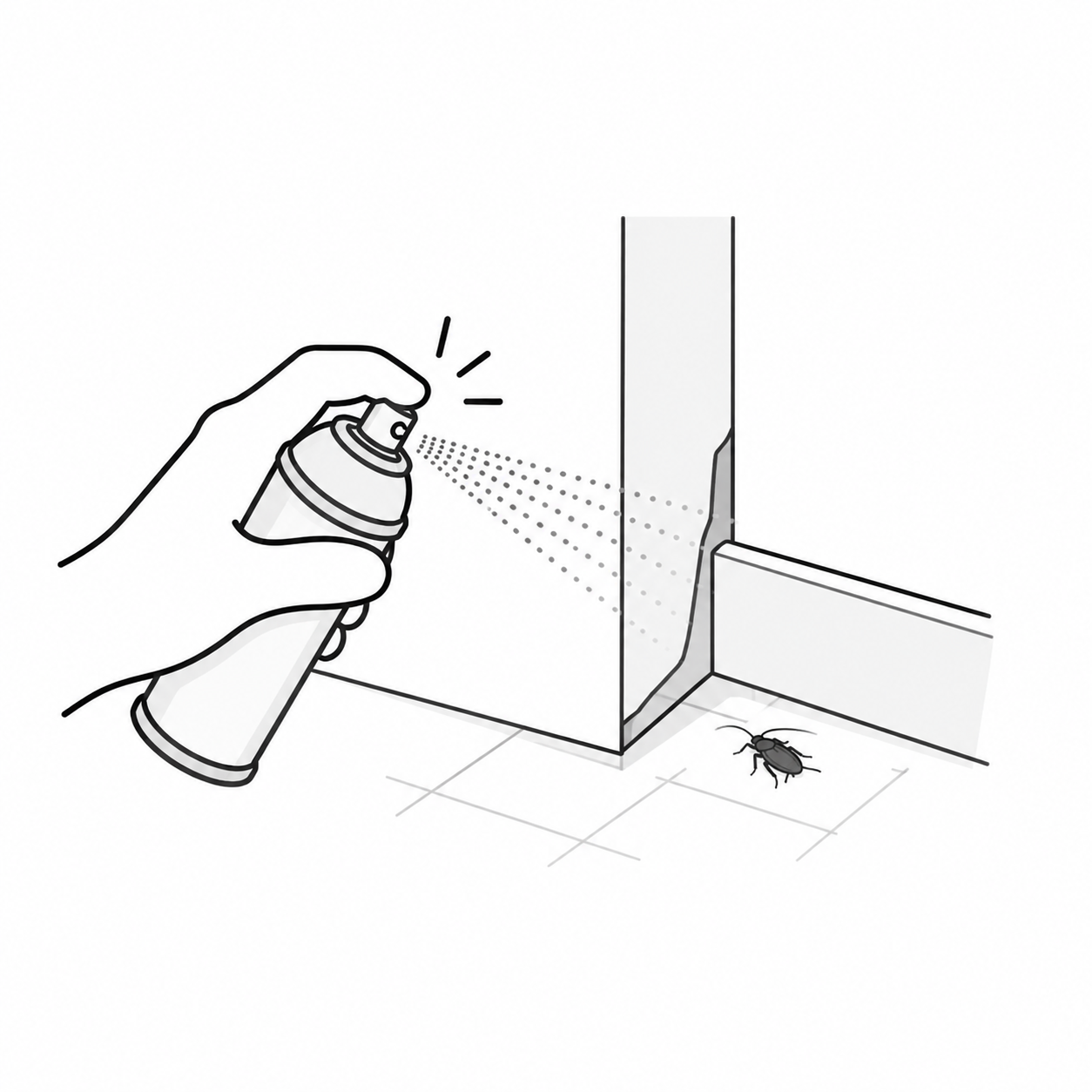 Use product under the wardrobe