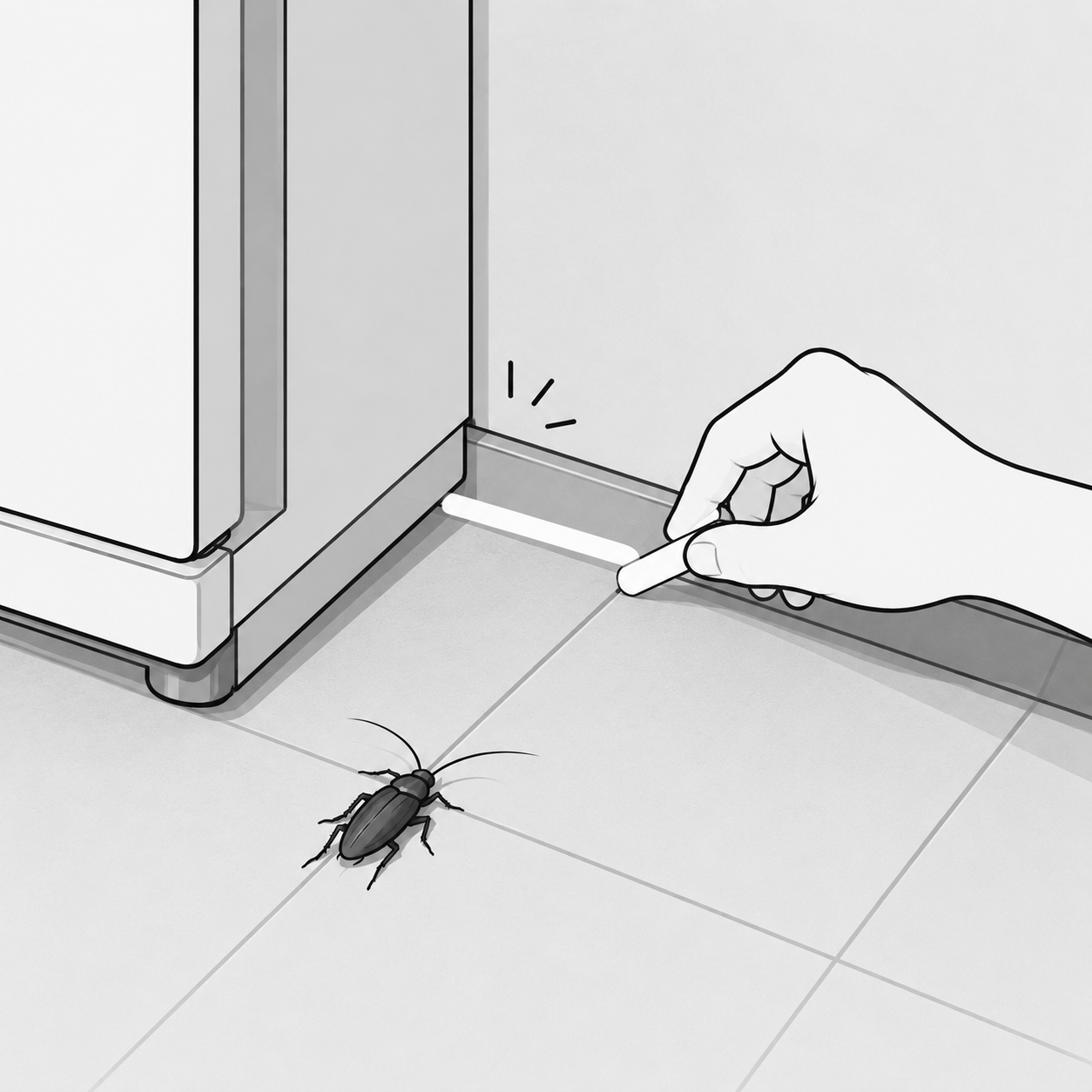 Use product under the sofa