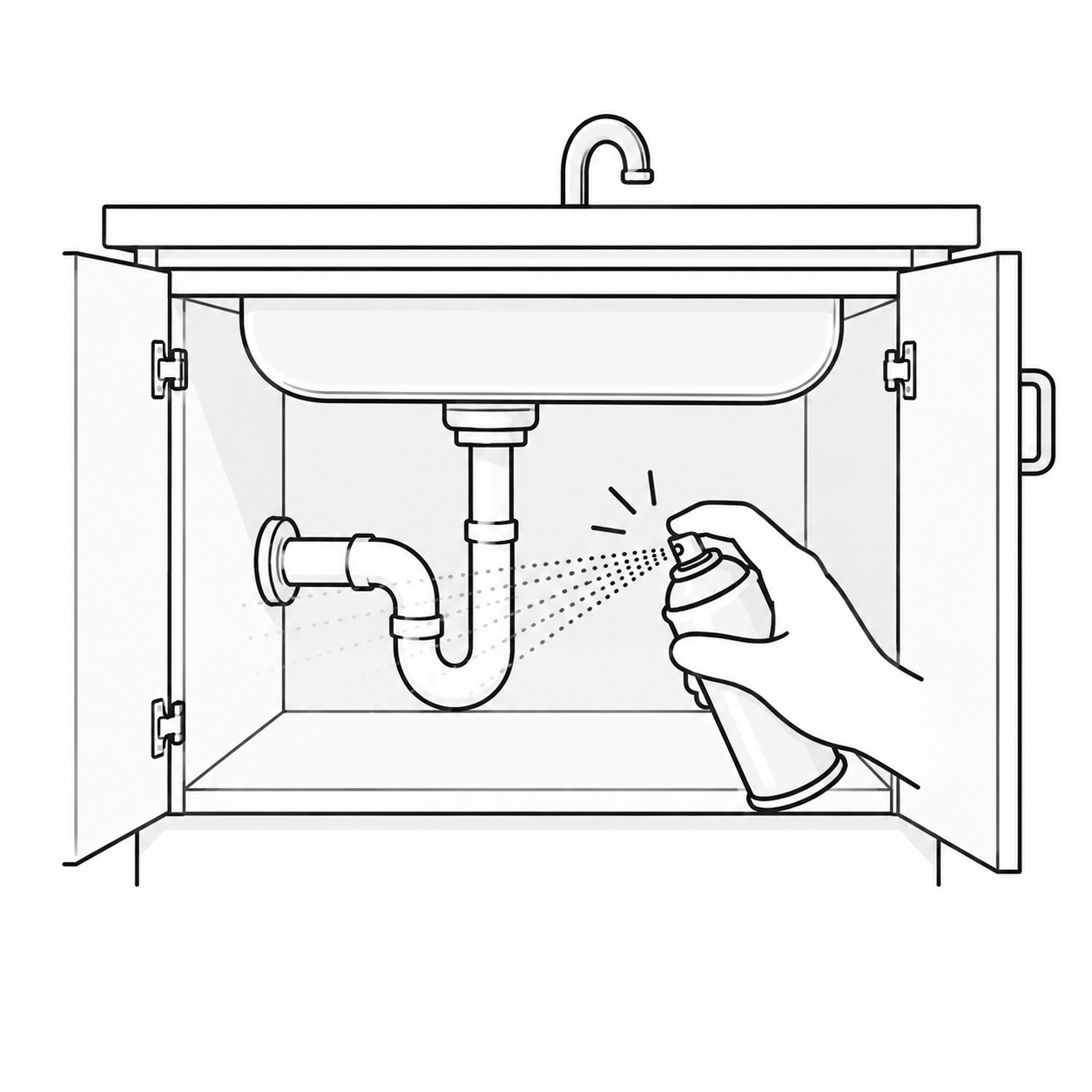 Use product under the wardrobe