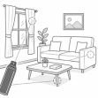 Use product under the sofa