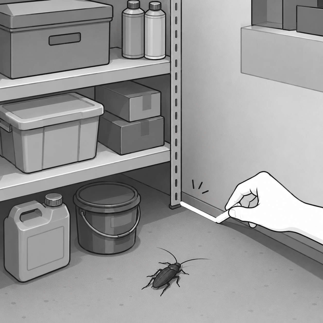 Use product under the bed