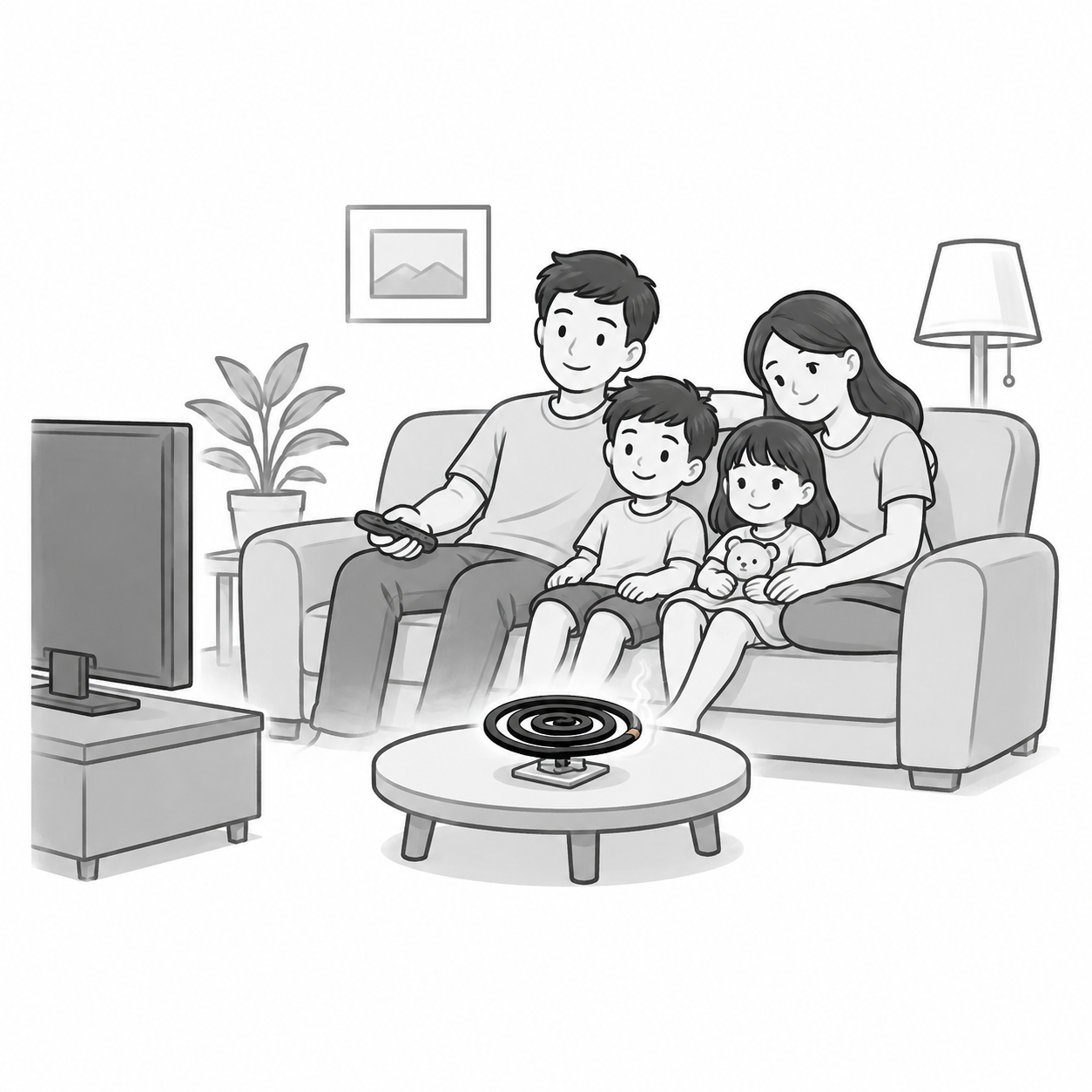 Use product under the sofa